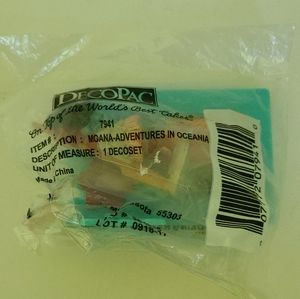 Decopac cake topper #7941 Moana adventures in Oceana Disney NIP